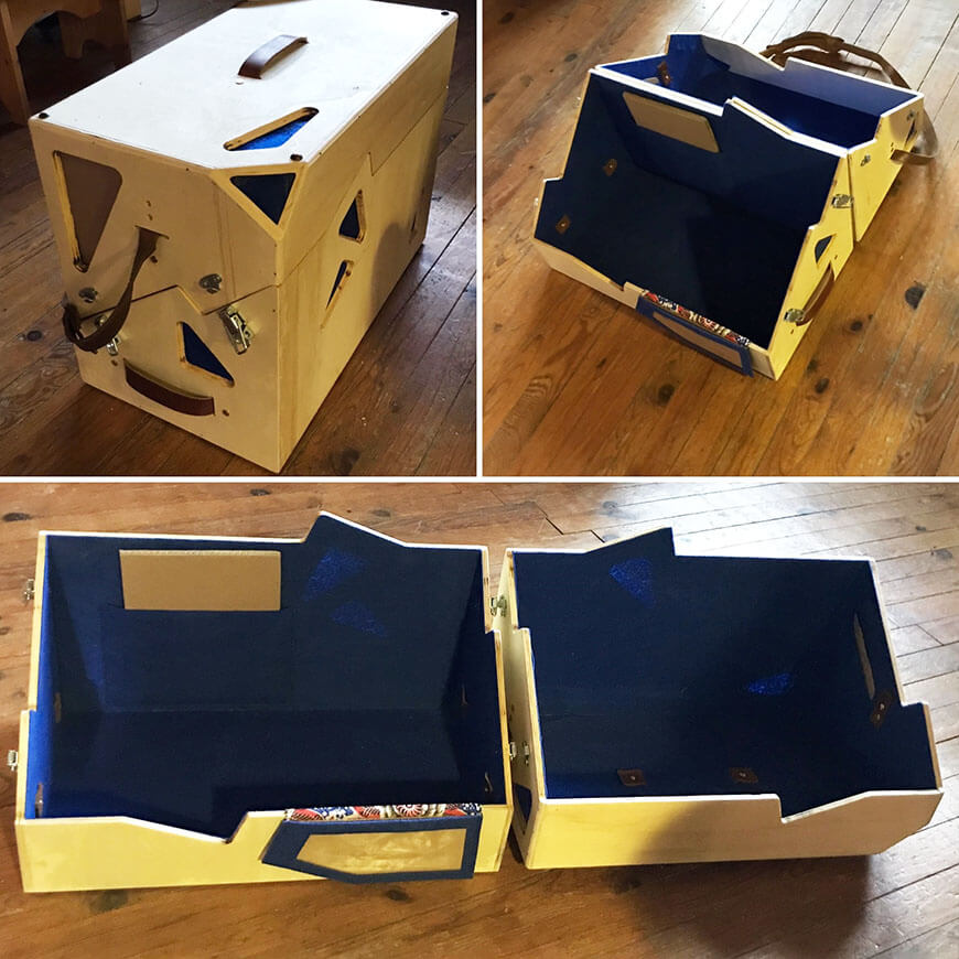 Capsa. Bibliothèque itinérante par Menu Détail pour Médiathèque de Mondoubleau en partenariat avec L'échalier.