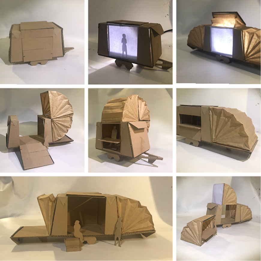 Maquette castelet itinérant