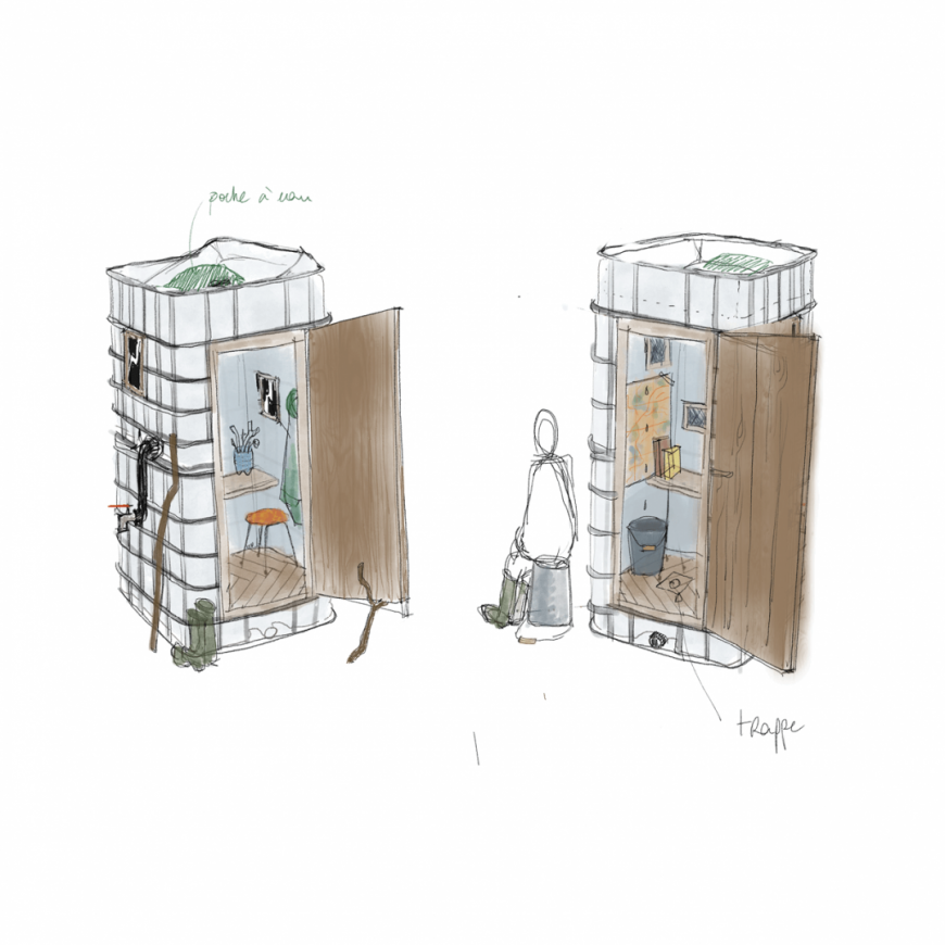 Croquis Cabine Compagnie Raoui Menu Détail 